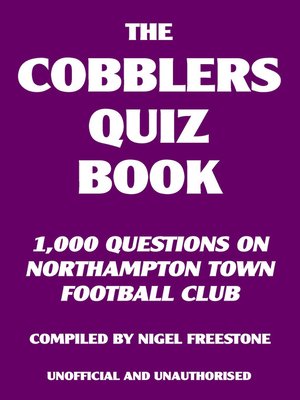 cover image of The Cobblers Quiz Book